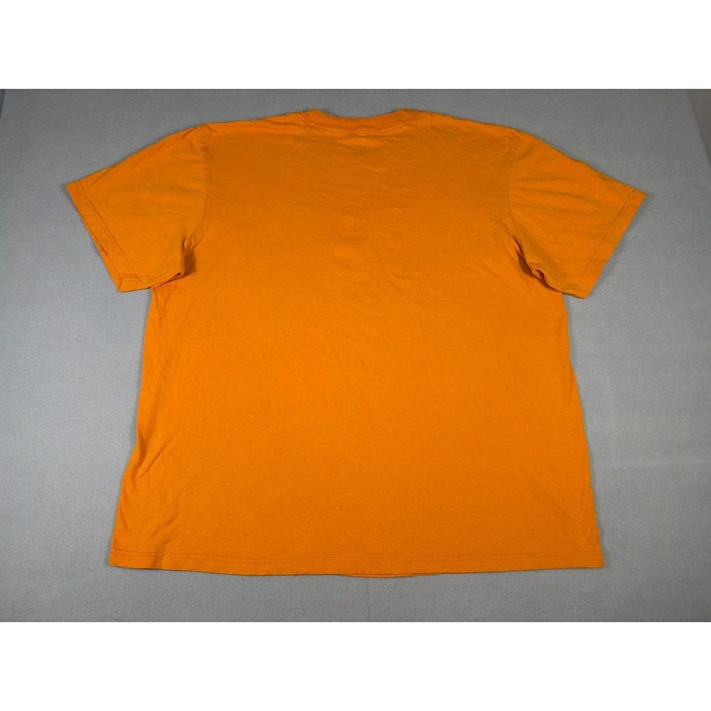 Adidas Tennessee Volunteers Mens 2XL Orange T-Shirt NCAA Vols Logo Short Sleeve‎